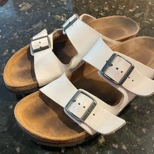 Birkenstock white sandals size 42 - 11-11.5 Women’s US